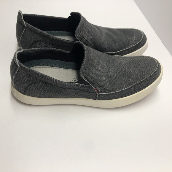 Hush Puppies Men Roadside Slip-On Canvas Black Loafer Shoes Sz 7 - Picture 4 of 12